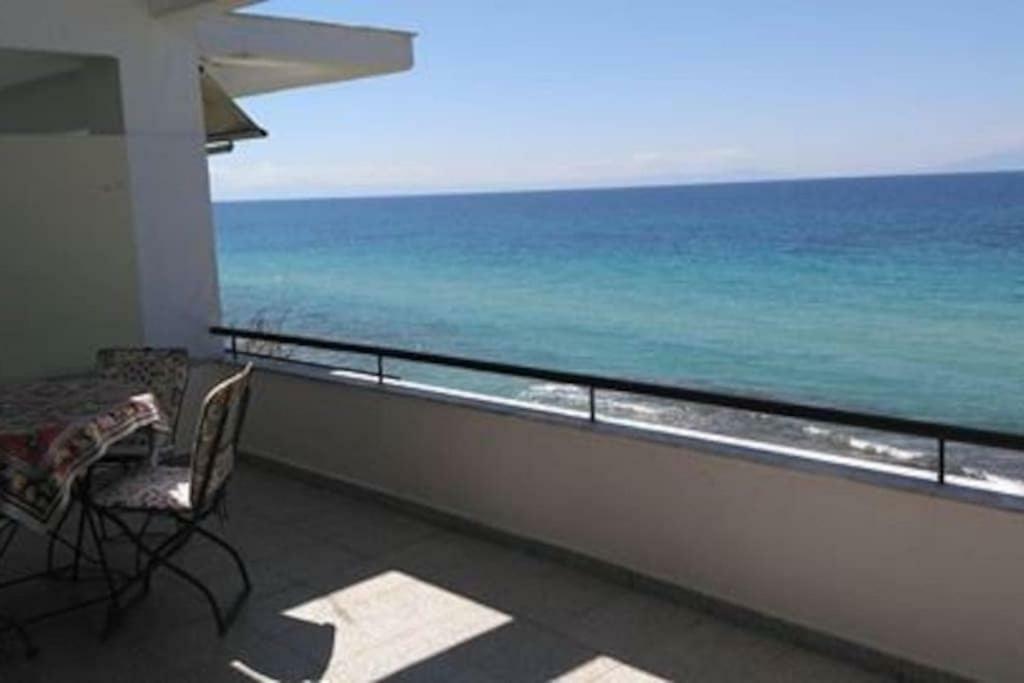 Seaside Beach House Siviri Bagian luar foto