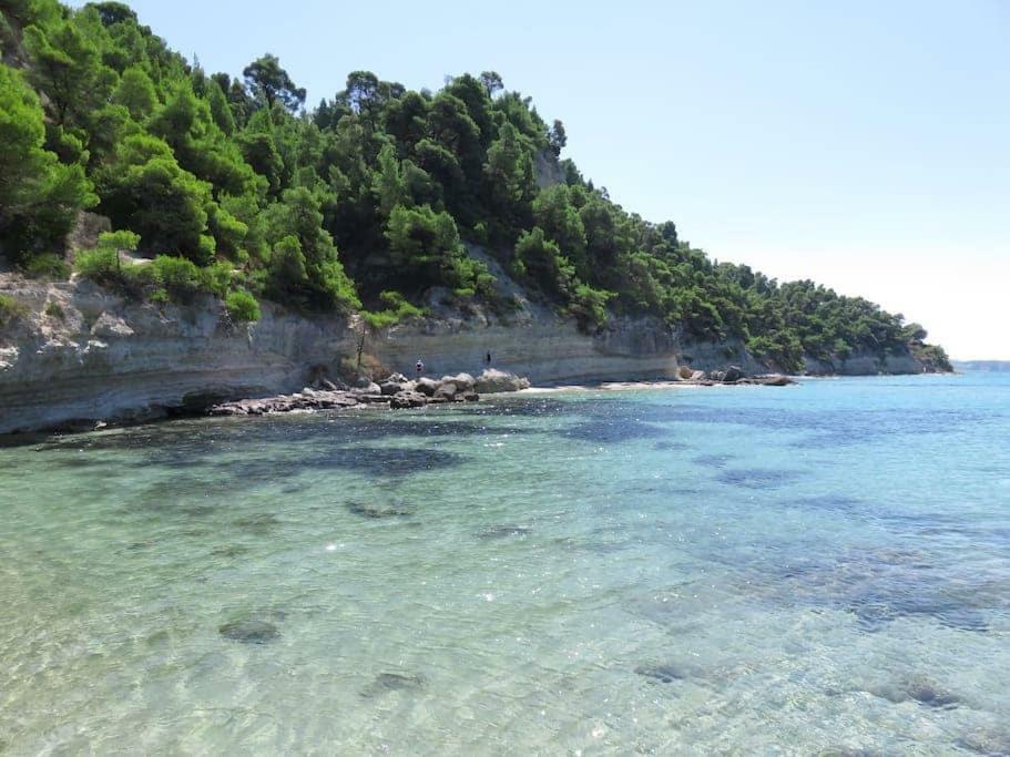 Seaside Beach House Siviri Bagian luar foto