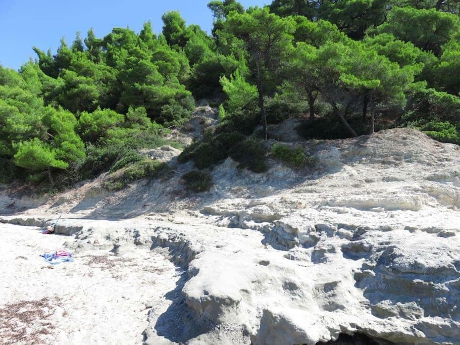 Seaside Beach House Siviri Bagian luar foto