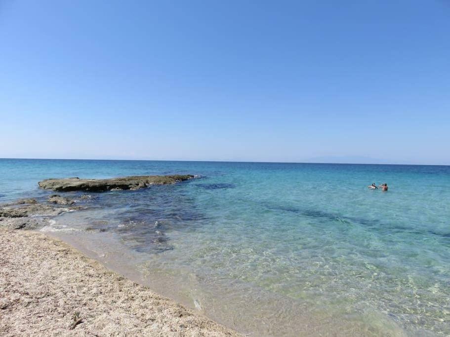 Seaside Beach House Siviri Bagian luar foto